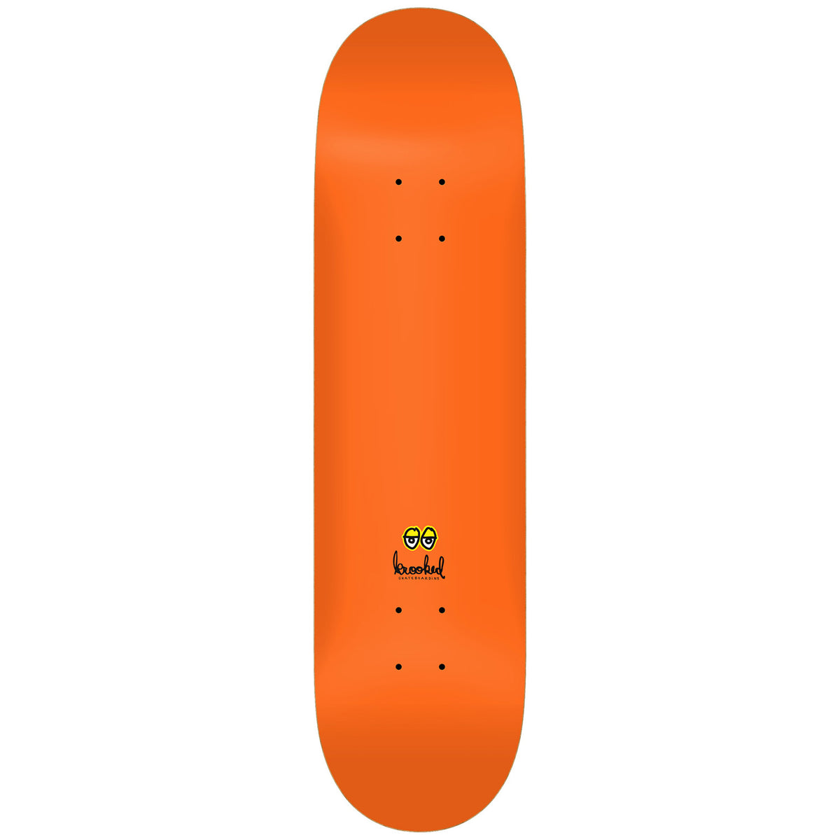 Krooked Ikons Pricepoint II Orange 8.06 Skateboard Deck