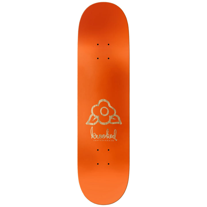 Krooked Ikons Pricepoint II Orange 8.06 Skateboard Deck