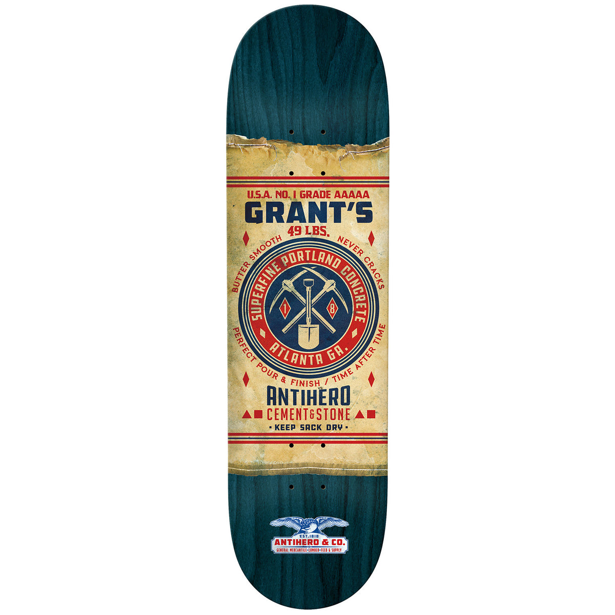 Anti Hero Taylor General Mercantile Full 8.38 Skateboard Deck