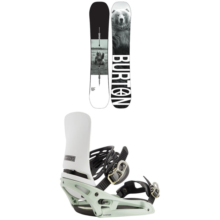 Burton Process Flying V Snowboard + Cartel X EST Snowboard Bindings 2021