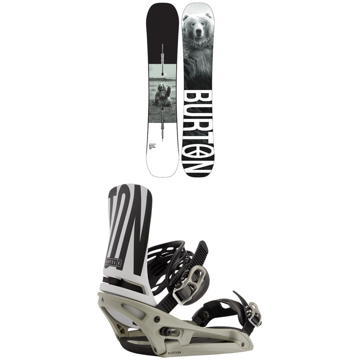 Burton Process Snowboard + Cartel X EST Snowboard Bindings 2021