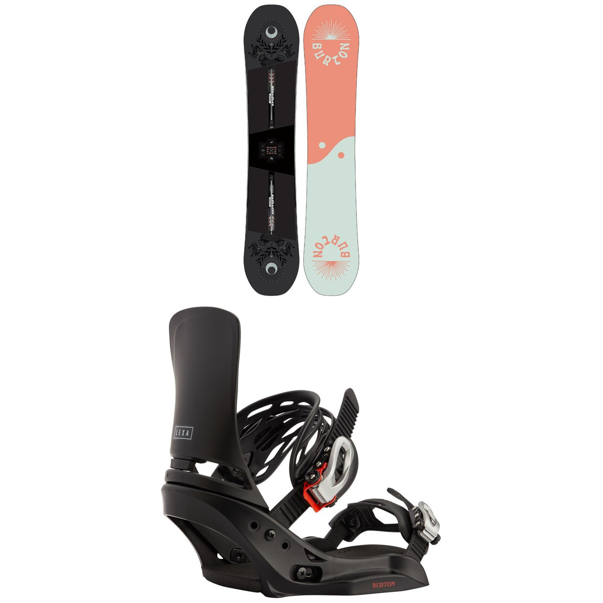 Burton Rewind Snowboard + Lexa EST Snowboard Bindings - Women's 2021