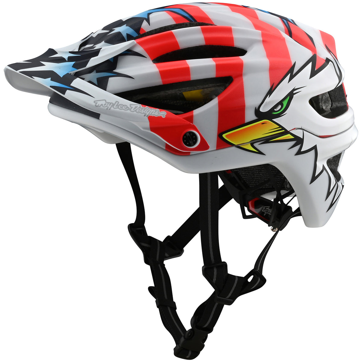 Troy Lee Designs A2 MIPS Limited Edition Bike Helmet Screaming Eagle White