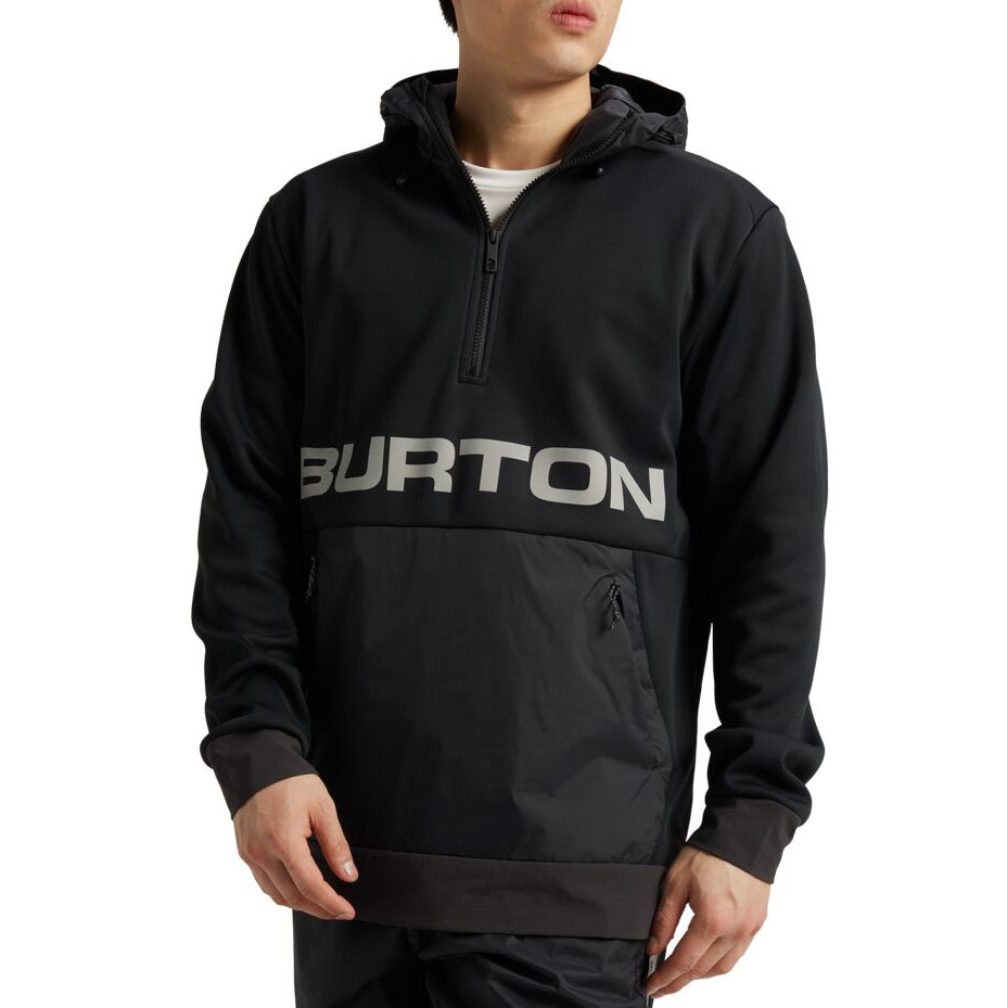 Burton Crown Bonded Performance Fleece Pullover - Men's True Black