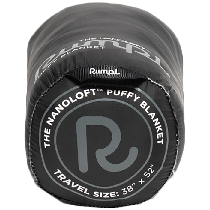 Rumpl NanoLoft® Travel Puffy Blanket Black
