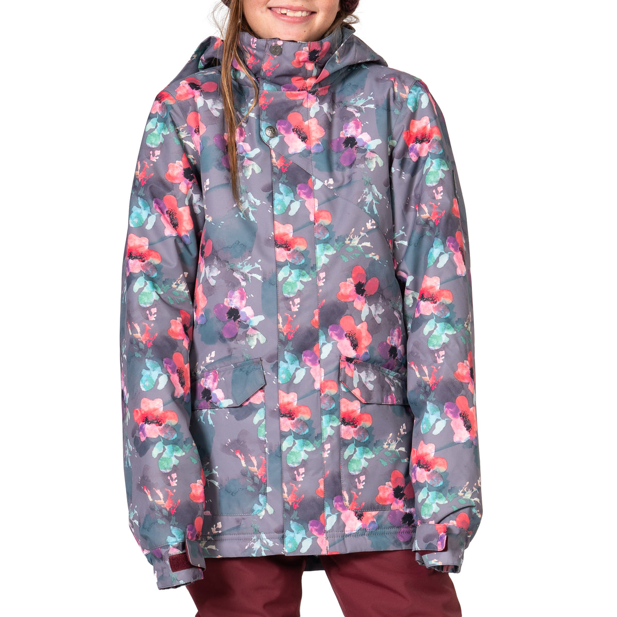 Nikita Hawthorne Jacket - Girls' Grunge Floral