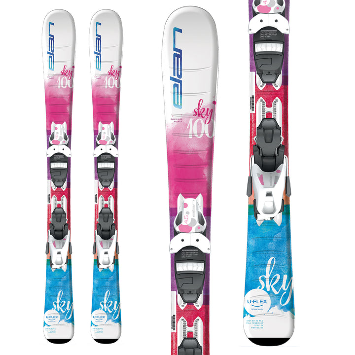 Elan Sky QS Skis + EL 7.5 GW Shift Bindings - Toddler Girls' 2022