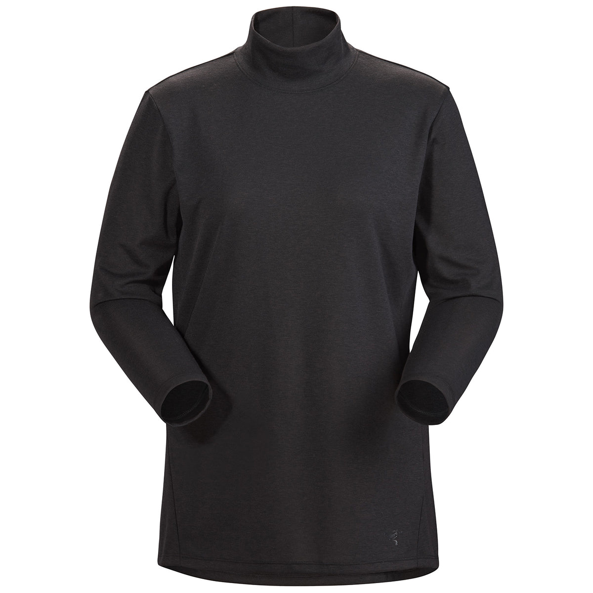 Arc'teryx Lumin Mock-Neck Top - Women's Black Heather