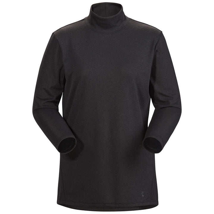 Arc'teryx Lumin Mock-Neck Top - Women's Black Heather