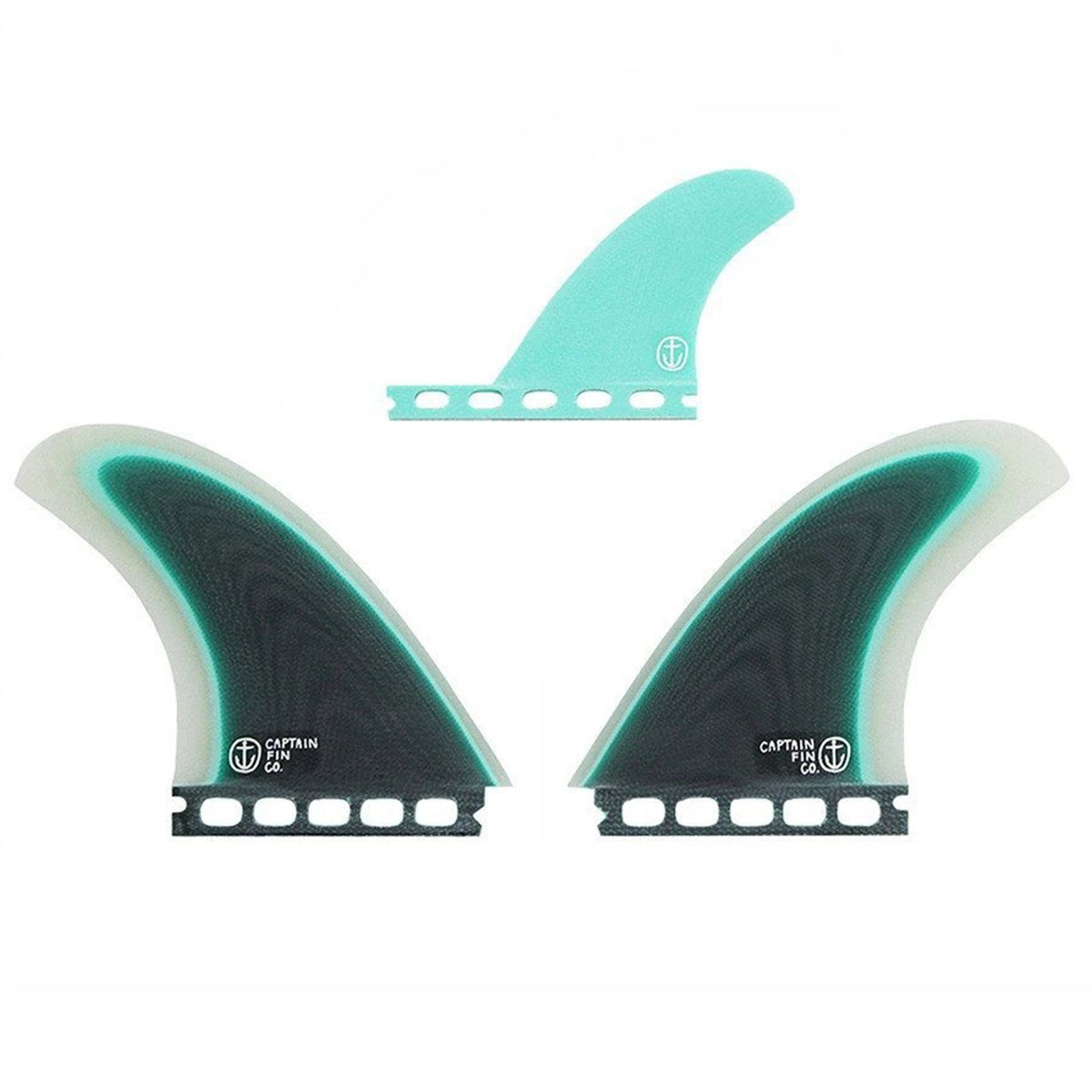 Captain Fin CF Twin Especial Single Tab Twin Fin Set Sea Foam