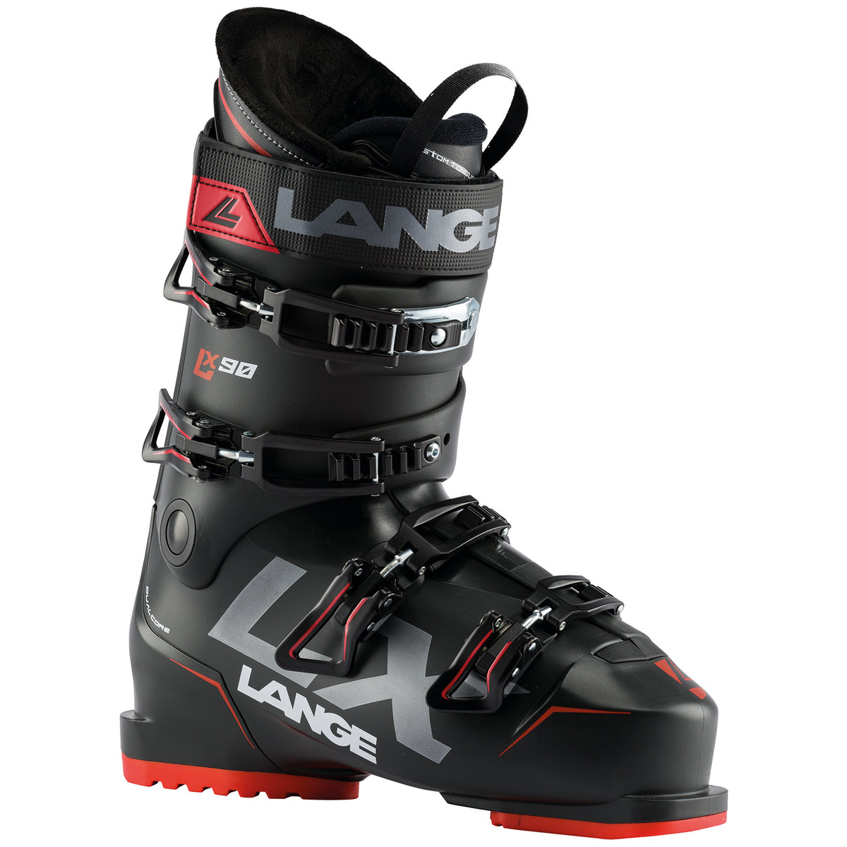 Lange LX 90 Ski Boots 2021 Black-Green/Red