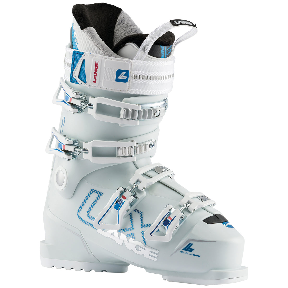 Lange LX 70 W Ski Boots - Women's 2021 Mineral White/Metalic Black