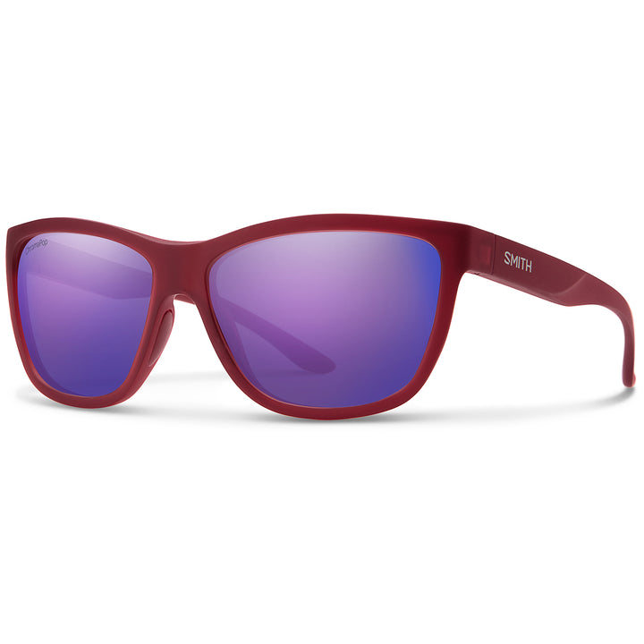Smith Eclipse Sunglasses - Women's Matte Crystal Deep Maroon/ChromaPop Violet Mirror