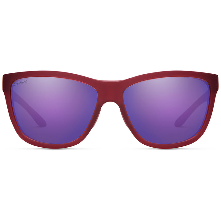 Smith Eclipse Sunglasses - Women's Matte Crystal Deep Maroon/ChromaPop Violet Mirror