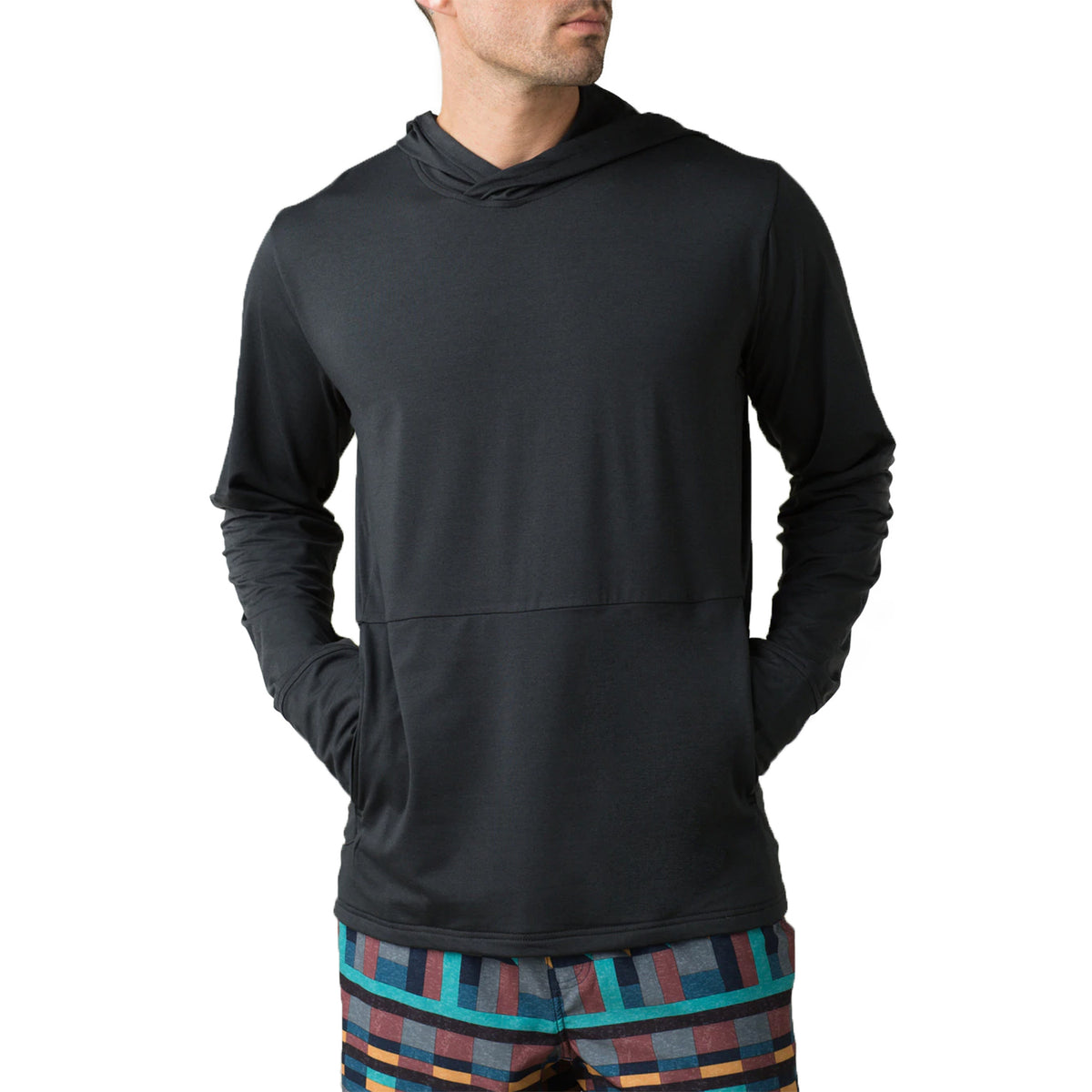Prana Outpost Hoodie - Men's Black Heather