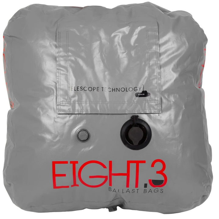 Eight.3 Telescope Rectangle CTN 400 lbs Ballast Bag Silver/Scuderia