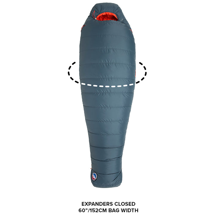 Big Agnes Torchlight 30 Sleeping Bag Slate/Orange