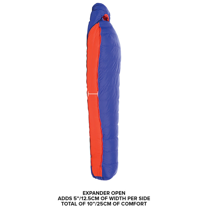 Big Agnes Torchlight 30 Sleeping Bag - Women's Cobalt/Orange