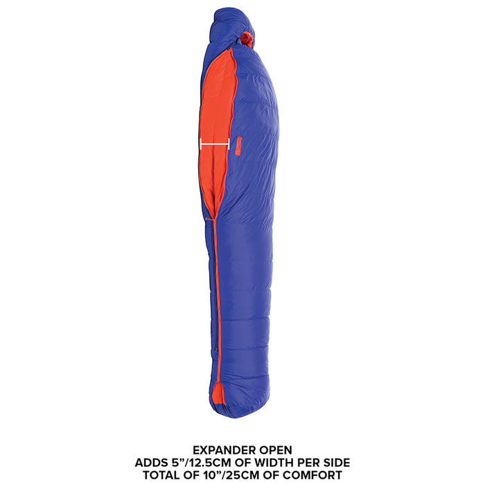 Big Agnes Torchlight 30 Sleeping Bag - Women's Cobalt/Orange