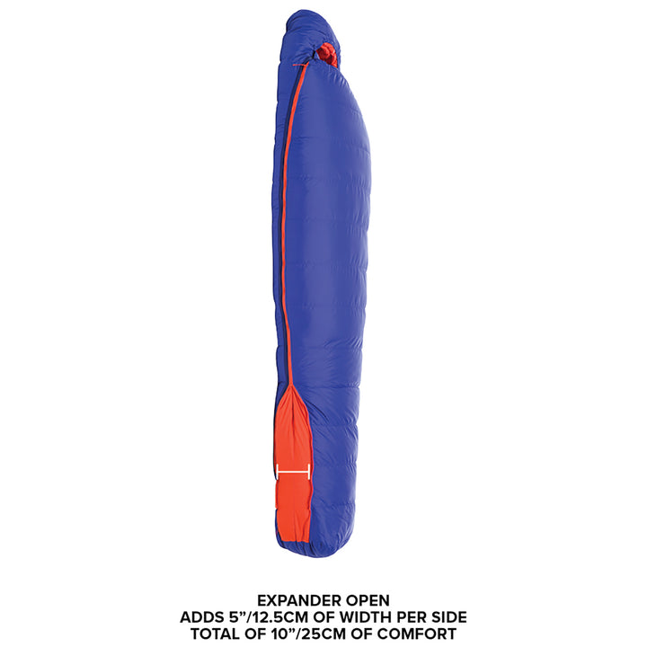 Big Agnes Torchlight 30 Sleeping Bag - Women's Cobalt/Orange