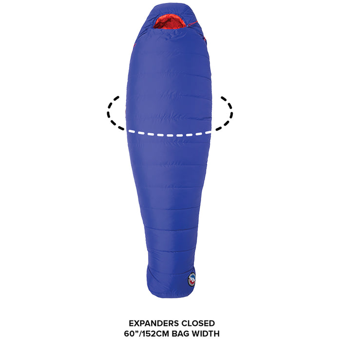 Big Agnes Torchlight 30 Sleeping Bag - Women's Cobalt/Orange