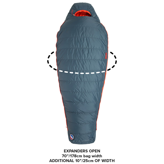 Big Agnes Torchlight 20 Sleeping Bag - Women's Cobalt/Orange
