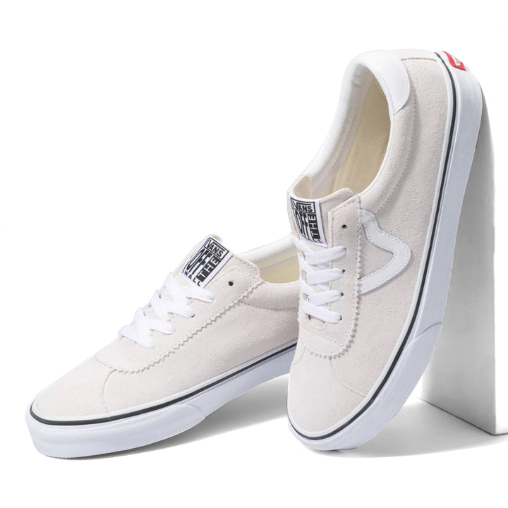 Vans Sport Shoes - Women's (Suede) White