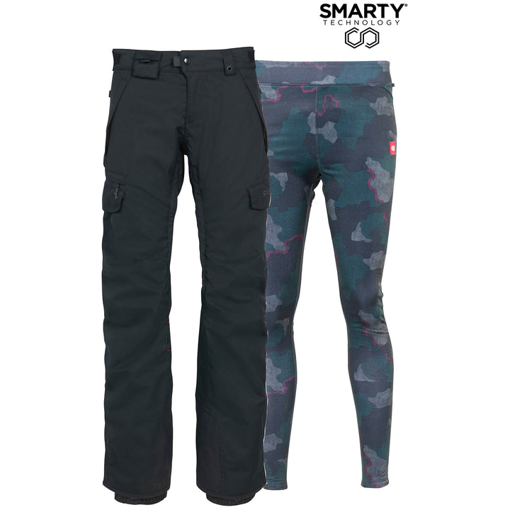 686 SMARTY 3-In-1 Cargo Pants - Women's Black