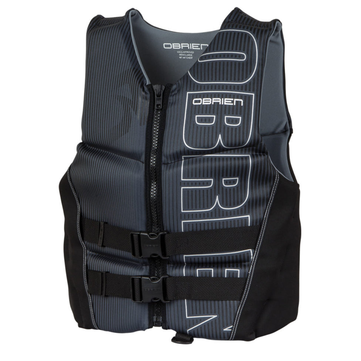 Obrien Flex V-Back CGA Wake Vest 2023 Black/Silver