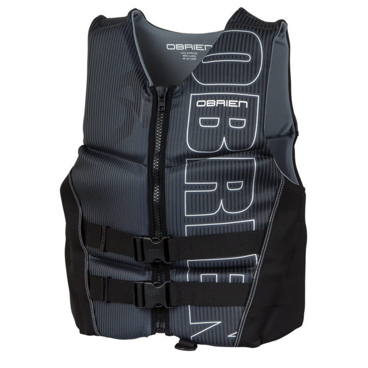 Obrien Flex V-Back CGA Wake Vest 2023 Black/Silver