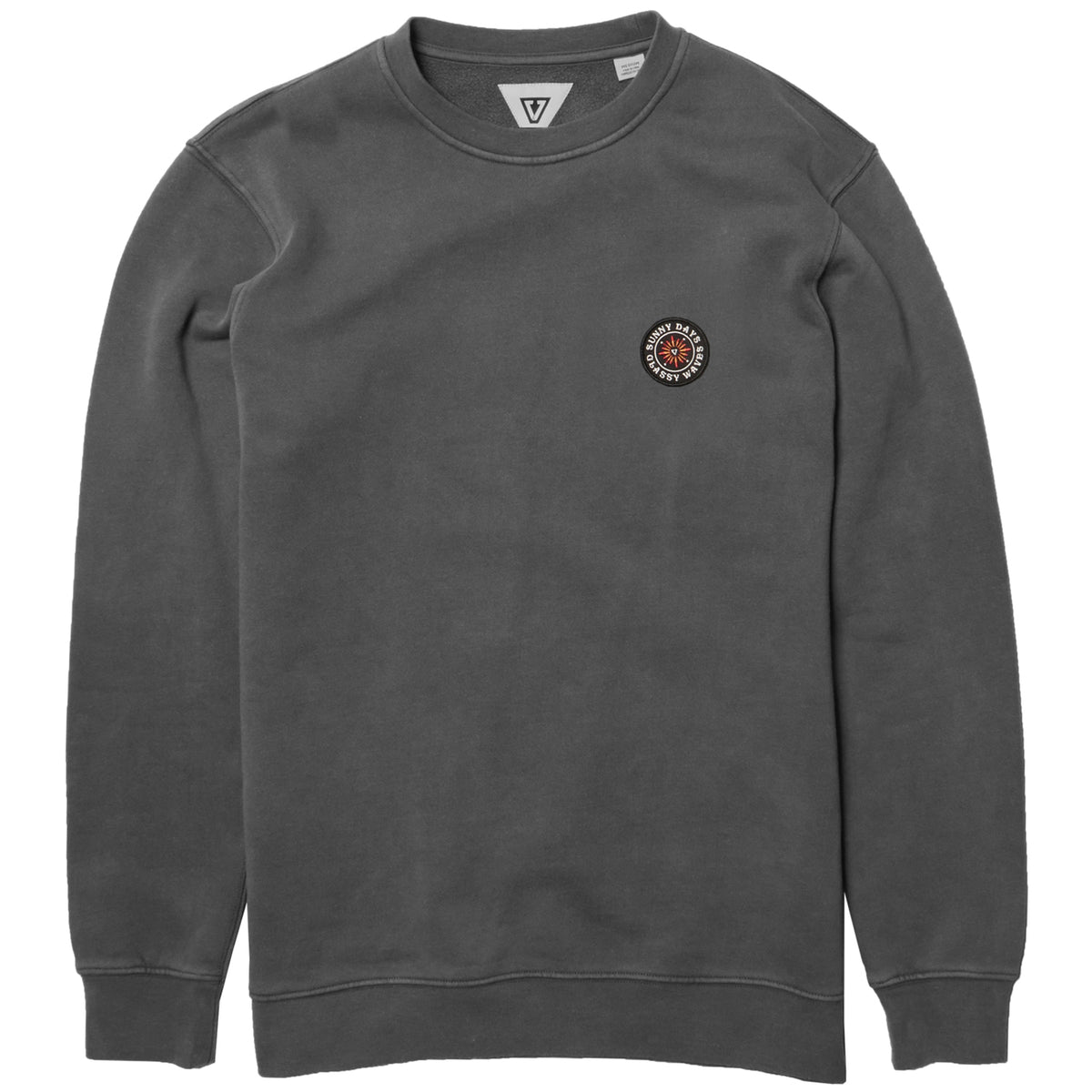 Vissla Solid Sets Eco Crew Sweatshirt - Men's Phantom