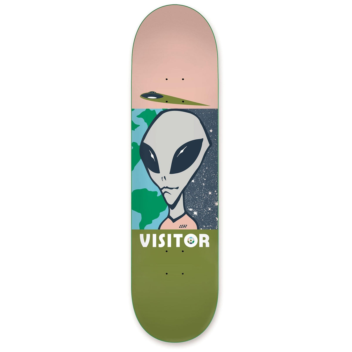 Alien Workshop Visitor Tourist 8.25 Skateboard Deck