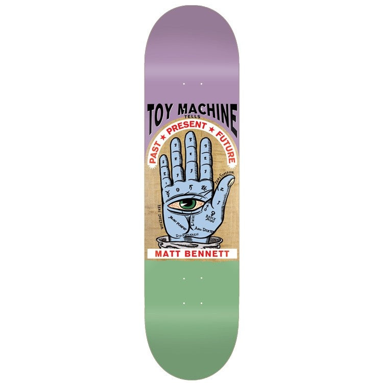 Toy Machine Matt Bennett Past Future 8.5 Skateboard Deck