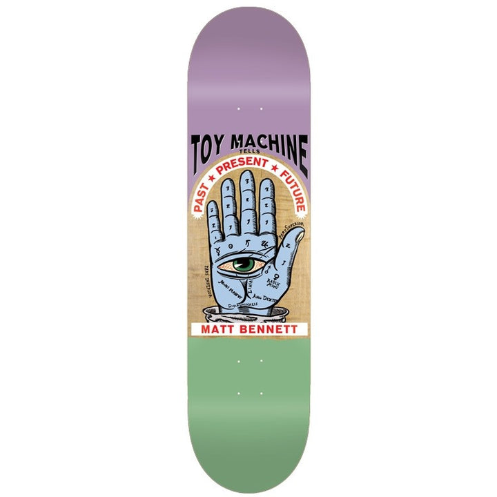Toy Machine Matt Bennett Past Future 8.5 Skateboard Deck