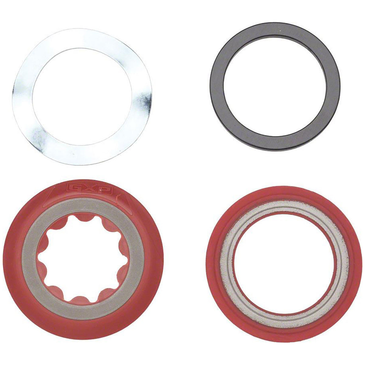 SRAM PressFit GXP MTB Bottom Bracket Shield and Wave Washer Kit Red