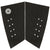 Octopus Swallow Corduroy 2-Piece Traction Pad Black