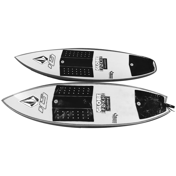 Octopus Front Deck III Corduroy 3-Piece Traction Pad Black