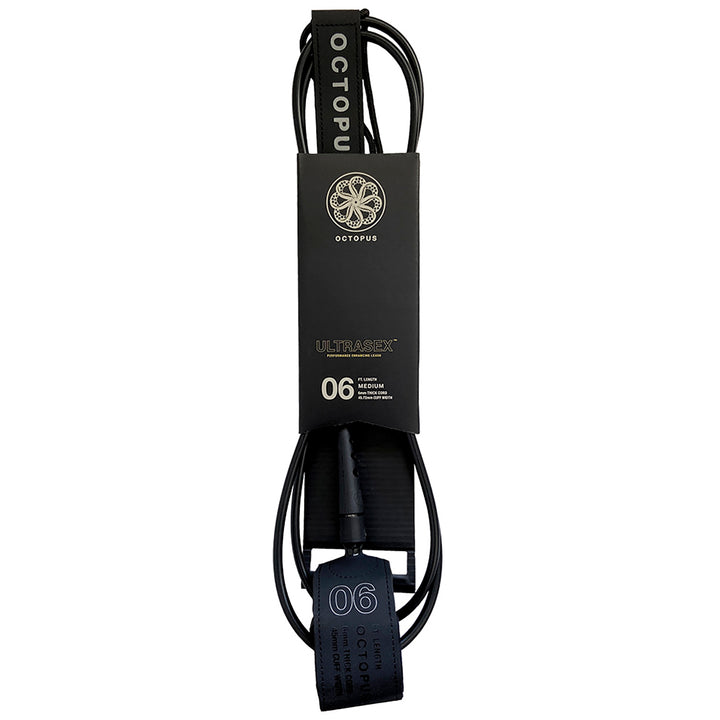 Octopus 6' Ultrasex™ Medium Leash Black