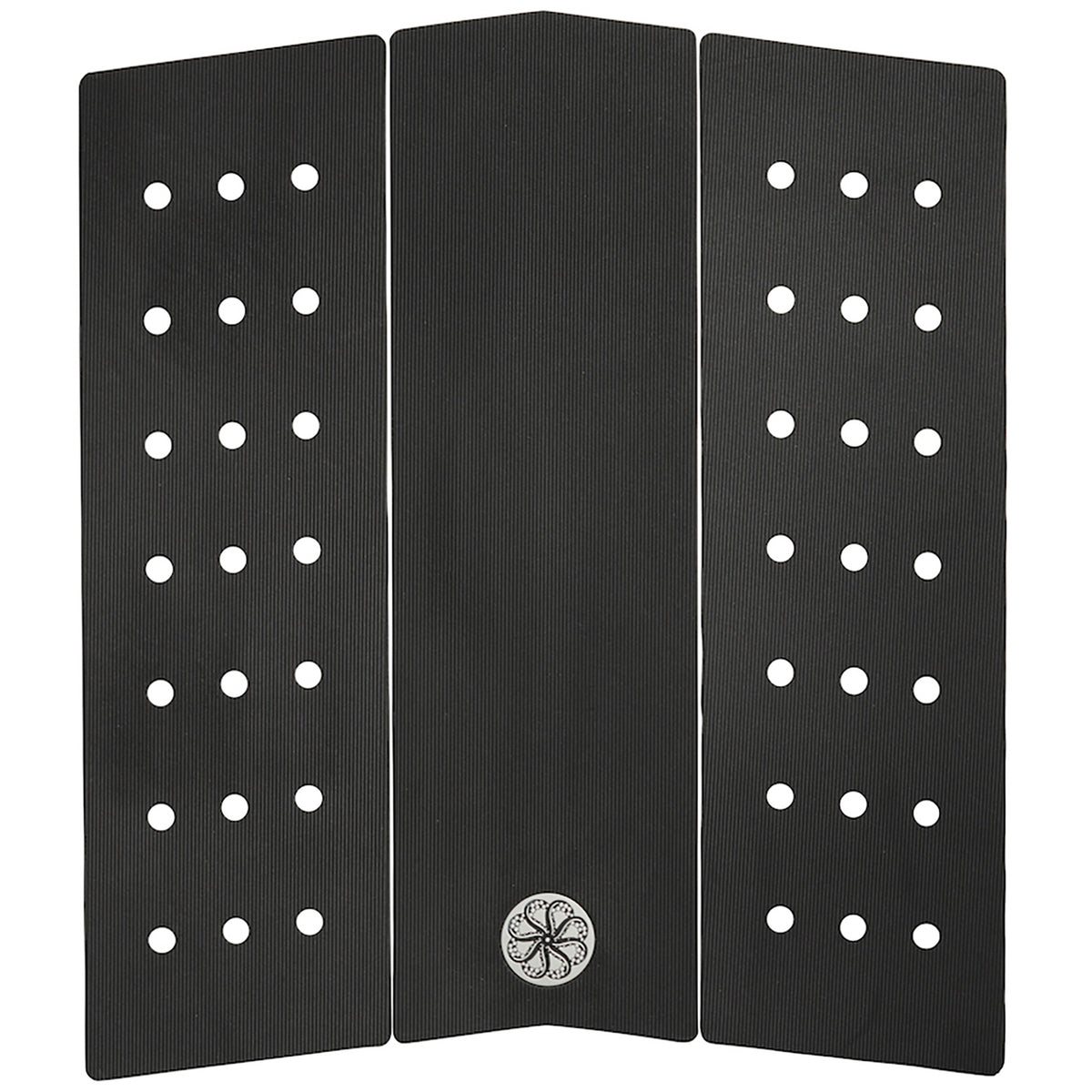 Octopus Front Deck III Corduroy 3-Piece Traction Pad Black