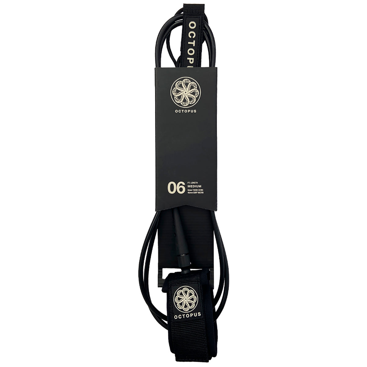 Octopus 6' Medium Leash Black