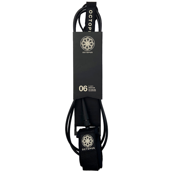 Octopus 6' Medium Leash Black