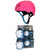 Triple 8 Sweatsaver Liner Skateboard Helmet + 187 Junior Skateboard Pad Set - Kids'