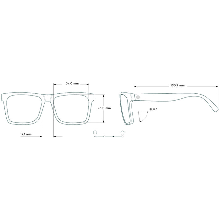 Sunski Taraval Sunglasses Black/Slate Polarized