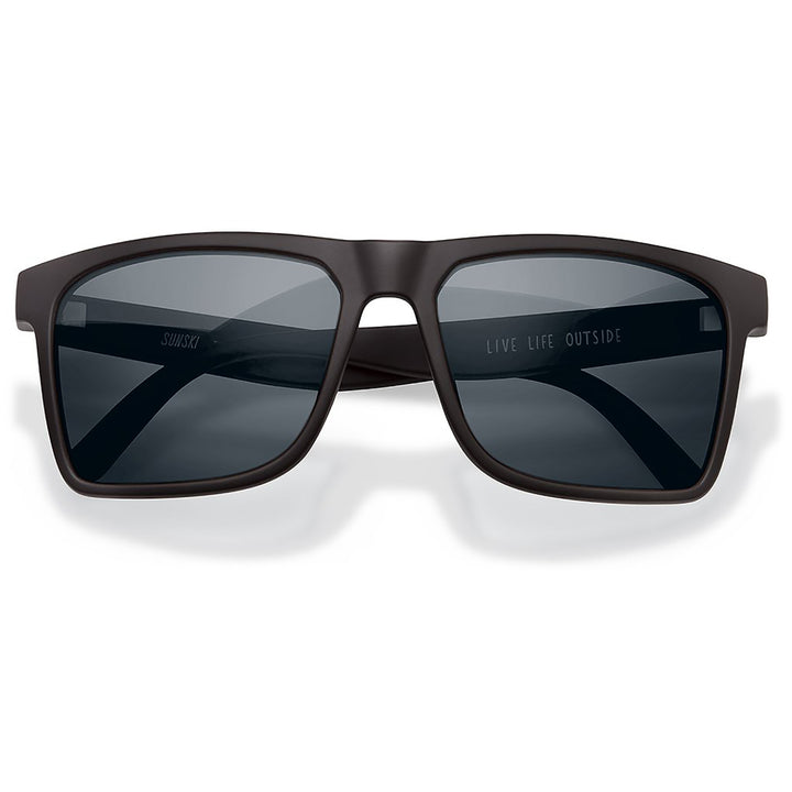 Sunski Taraval Sunglasses Black/Slate Polarized