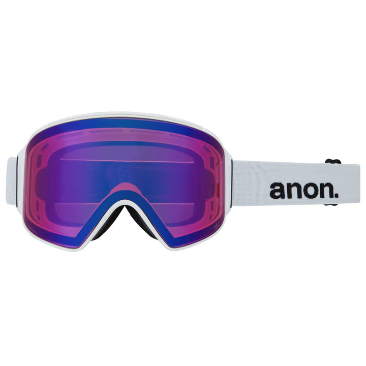 Anon M4 Cylindrical MFI Goggles White / Perceive Sunny Onyx + Perceive Variable Violet