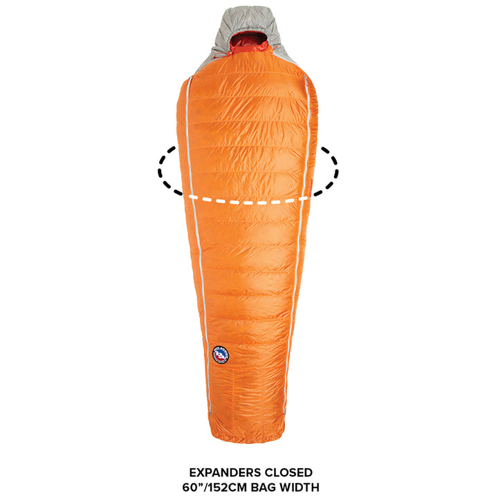 Big Agnes Torchlight UL 30 Sleeping Bag Orange/Gray