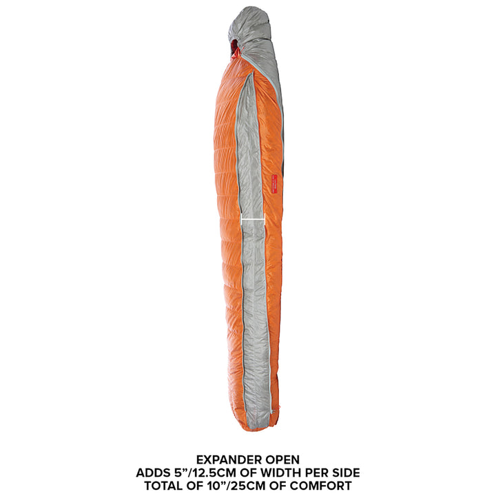 Big Agnes Torchlight UL 30 Sleeping Bag Orange/Gray