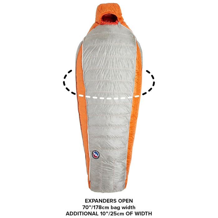 Big Agnes Torchlight UL 20 Sleeping Bag Orange/Gray