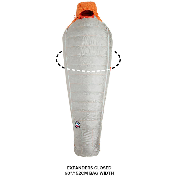 Big Agnes Torchlight UL 20 Sleeping Bag Orange/Gray