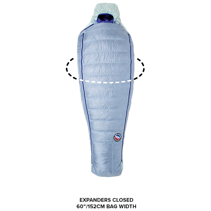 Big Agnes Torchlight UL 30 Sleeping Bag - Women's Blue/Aqua
